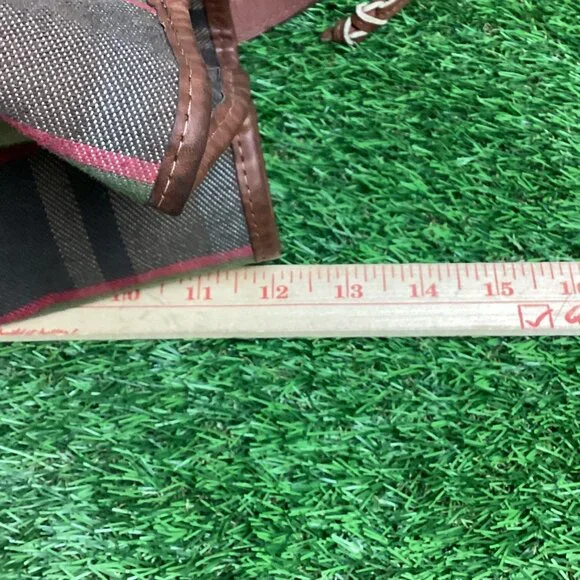 Vintage Heckathorn Plaid Bucket Bag - Picture 9 of 13